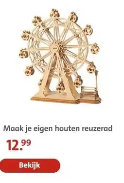 Bruna Maak je eigen houten reuzerad aanbieding