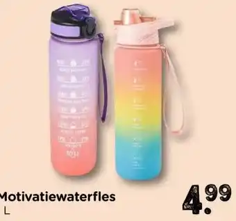 Xenos Motivatiewaterfles aanbieding