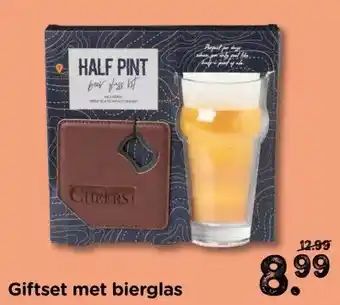 Xenos Giftset met bierglas aanbieding