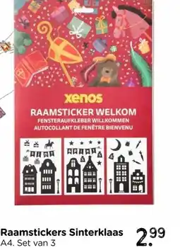Xenos Raamstickers Sinterklaas aanbieding