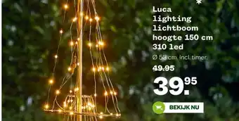 Welkoop Luca lighting lichtboom hoogte 150 cm . aanbieding