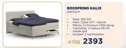 TotaalBED BOXSPRING KALIX aanbieding