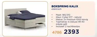 TotaalBED BOXSPRING KALIX aanbieding