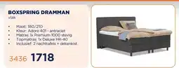 TotaalBED BOXSPRING DRAMMAN aanbieding