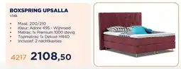 TotaalBED BOXSPRING UPSALLA aanbieding