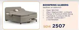 TotaalBED BOXSPRING ULSBERG aanbieding