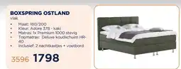 TotaalBED BOXSPRING OSTLAND aanbieding