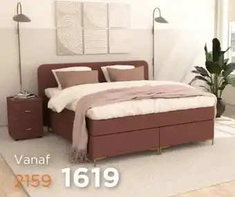 TotaalBED Boxspring Aspo vlak aanbieding