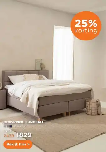 TotaalBED Boxspring Sundfall aanbieding