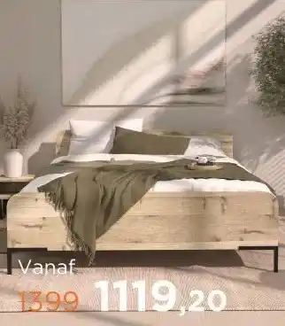 TotaalBED Bed Manchester | 140 x 200 cm | Hoekpoten aanbieding