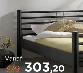 TotaalBED Bed Davos | 140 x 200 cm | Antraciet aanbieding