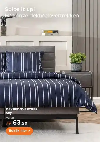 TotaalBED Dekbedovertrek Sky aanbieding