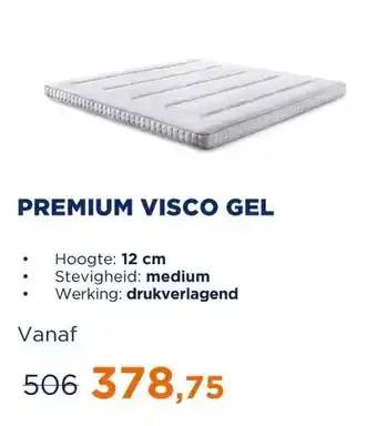 TotaalBED Topmatras Premium | Visco Gel aanbieding