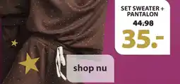 terStal SET SWEATER + PANTALON Mini aanbieding