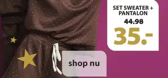 terStal SET SWEATER + PANTALON Mini aanbieding