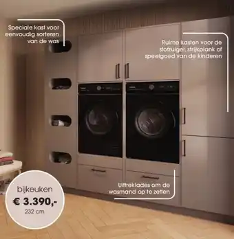 Superkeukens bikeuken aanbieding