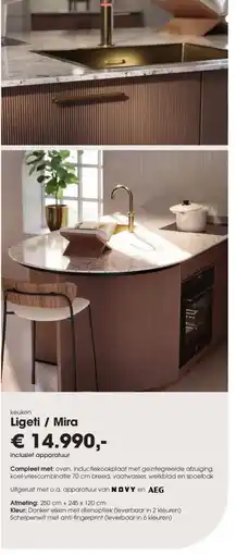 Superkeukens keuken Ligeti / Mira aanbieding