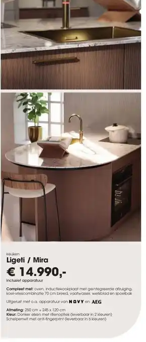 Keuken Ligeti / Mira