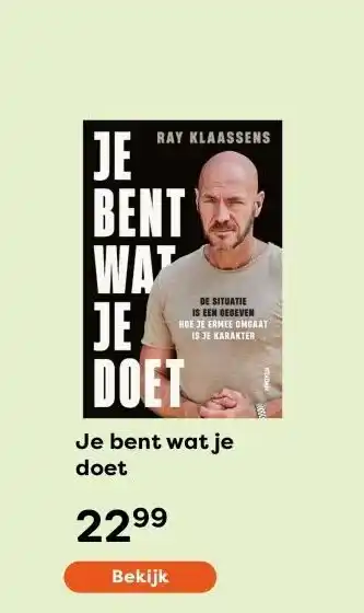 The Read Shop Je bent wat je doet aanbieding