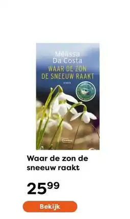 The Read Shop Waar de zon de sneeuw raakt aanbieding