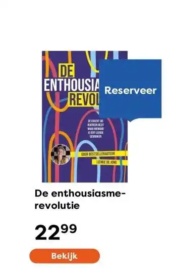 The Read Shop De enthousiasme-revolutie aanbieding