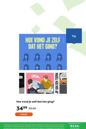 The Read Shop Hoe vond je zelf dat het ging? aanbieding