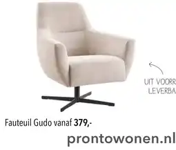 Pronto wonen Fauteuil Gudo aanbieding