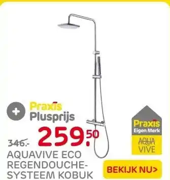 Praxis Aquavive Regendouche - Kobuk - Zilver - aanbieding