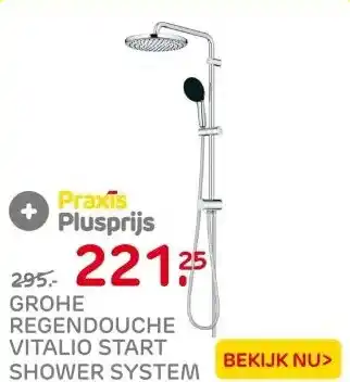 Praxis Grohe Regendouche Vitalio Start aanbieding