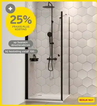 Praxis Sealskin douchecabines aanbieding