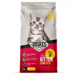 Plein.nl Voskes Kattenbrokken Kitten Kip 7 aanbieding