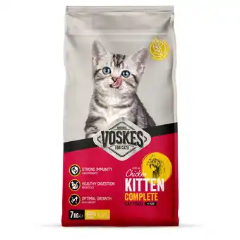 Plein.nl Voskes Kattenbrokken Kitten Kip 7 aanbieding