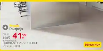 Praxis Quick-Step PVC-tegel Rigid Click - aanbieding