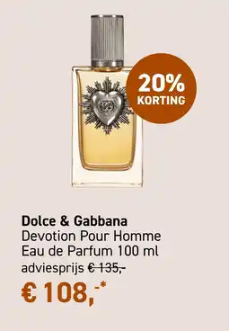 Mooi parfumerie Dolce & Gabbana Devotion Pour Homme aanbieding