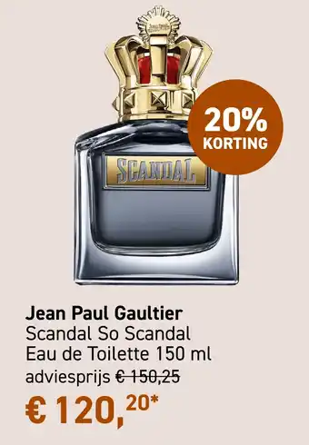 Mooi parfumerie Jean Paul Gaultier Scandal So Scandal aanbieding