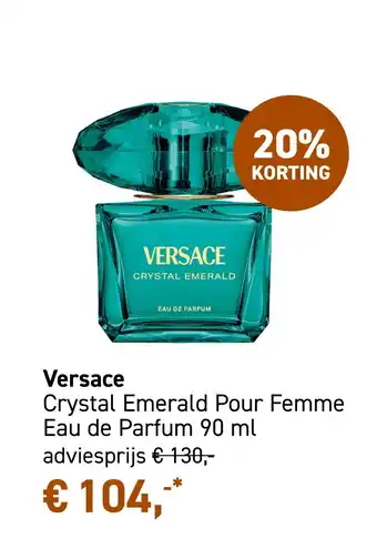 Mooi parfumerie Versace Crystal Emerald Pour Femme aanbieding