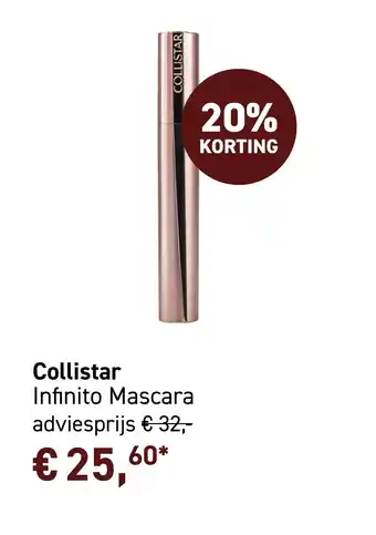 Mooi parfumerie Collistar Infinito Mascara aanbieding