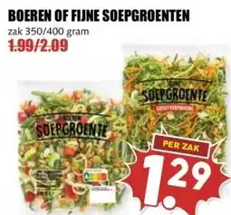 MCD Supermarkt BOEREN OF FIJNE SOEPGROENTEN aanbieding