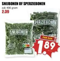 MCD Supermarkt SNIJBONEN OF SPERZIEBONEN aanbieding