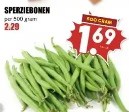 MCD Supermarkt SPERZIEBONEN aanbieding