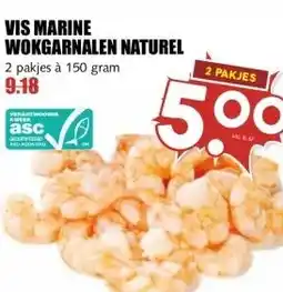 MCD Supermarkt VIS MARINE WOKGARNALEN NATUREL aanbieding