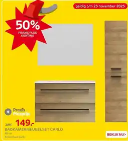 Praxis Badmeubelset Carlo - Met spiegel - Met aanbieding