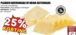 MCD Supermarkt PLAKKEN BOERENKAAS OF ARINA GEITENKAAS aanbieding