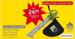 Praxis Central Park Elektrische Bladblazer- aanbieding