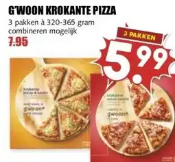 MCD Supermarkt G'WOON KROKANTE PIZZA aanbieding