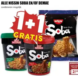 MCD Supermarkt ALLE NISSIN SOBA EN/OF DEMAE aanbieding