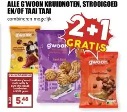 MCD Supermarkt ALLE G'WOON KRUIDNOTEN, STROOIGOED EN/OF TAAI TAAI aanbieding