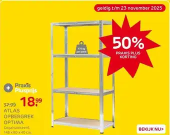 Praxis Avasco Stellingkast - Optima - aanbieding