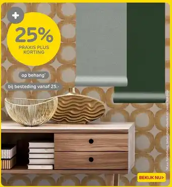 Praxis op behang aanbieding