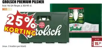 MCD Supermarkt GROLSCH PREMIUM PILSNER aanbieding